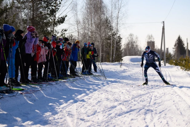 Встреча олимпийских чемпионов в Залесово. 