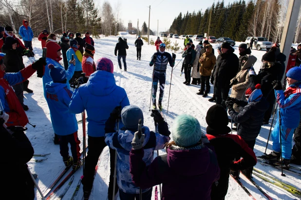 Встреча олимпийских чемпионов в Залесово. 