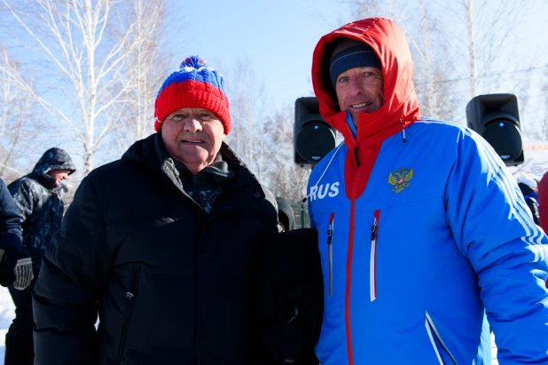 Встреча олимпийских чемпионов в Залесово. 