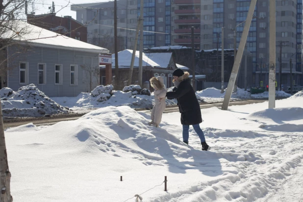 Последние дни зимы в Барнауле.