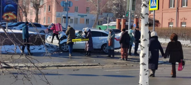 ДТП в центре Барнаула.