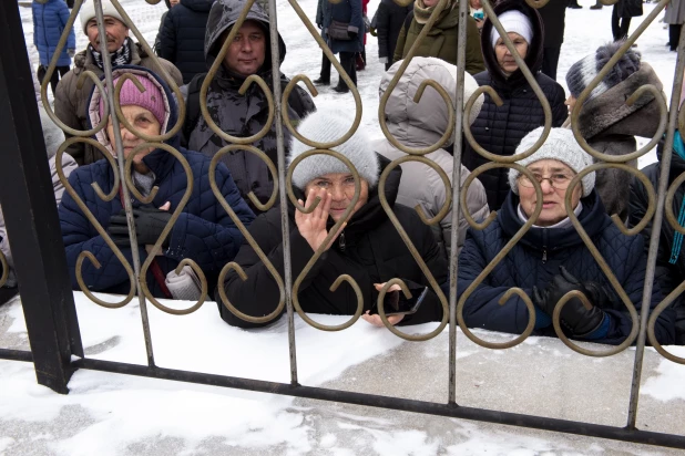 Встреча целинников.