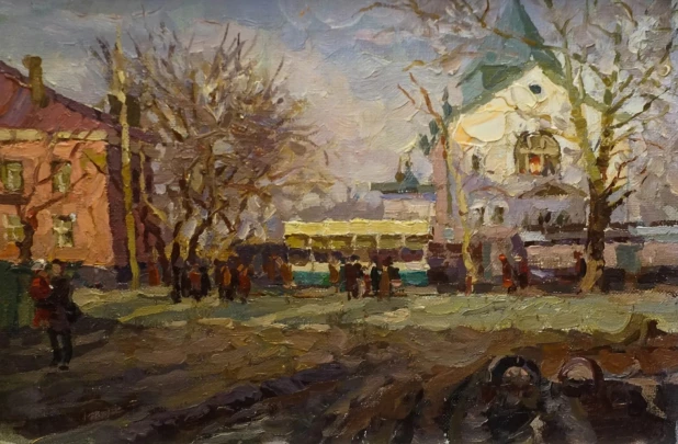 "Проспект Коммунаров", 2002 год, автор Алексей Дрилев.