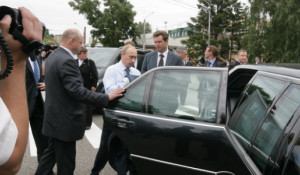 Владимир Путин в Барнауле 22 июня 2009 г.