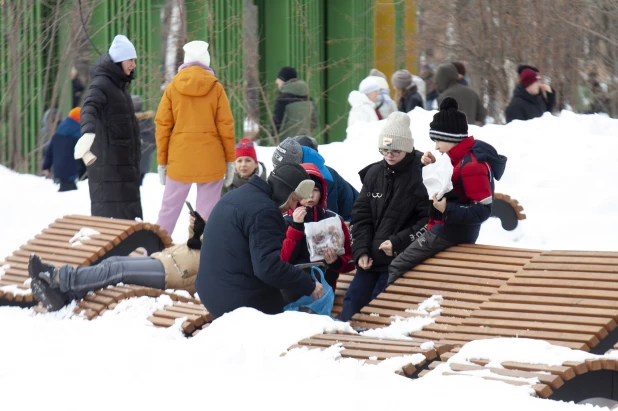 Масленица в Изумрудном парке