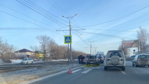 В Барнауле сбили пешехода.