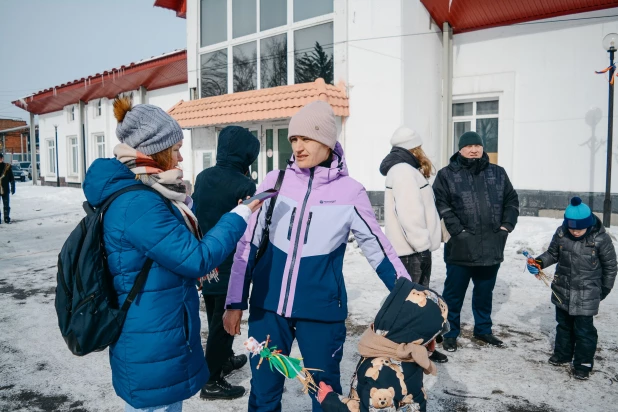 Масленичные гуляния, организованные Алтайским шинным комбинатом.