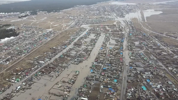 Село Михайловское с высоты птичьего полета.