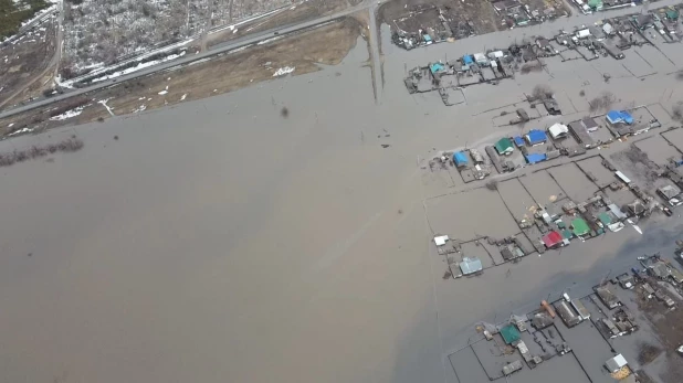 Село Михайловское с высоты птичьего полета.