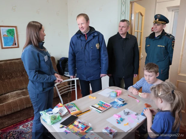 Поездка Виктора Томенко в зону ЧС.