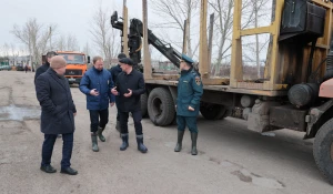 Поездка Виктора Томенко в зону ЧС.