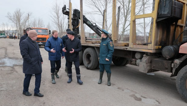 Поездка Виктора Томенко в зону ЧС.