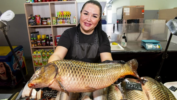 Широкий выбор рыбы и морских деликатесов порадует взыскательных покупателей «Сельхозрынка».