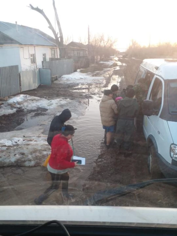 Паводок в Казахстане.