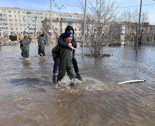 Противопаводковые меры. Казахстан.