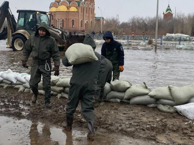 Противопаводковые меры. Казахстан.