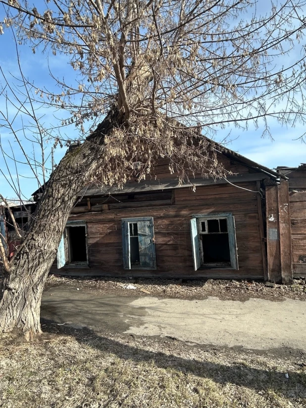 Частные дома в центре Барнаула.