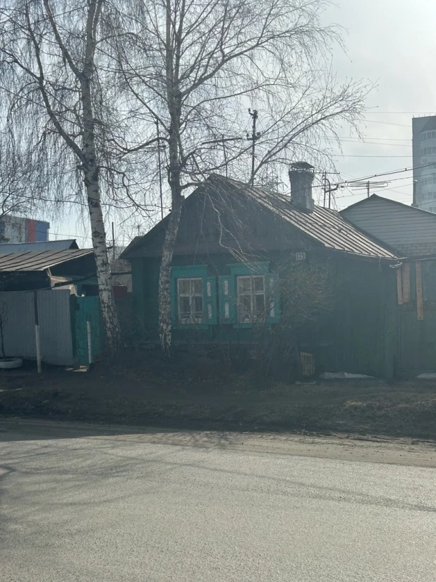 Частные дома в центре Барнаула.