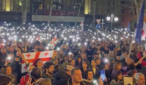 Митинг в Тбилиси.