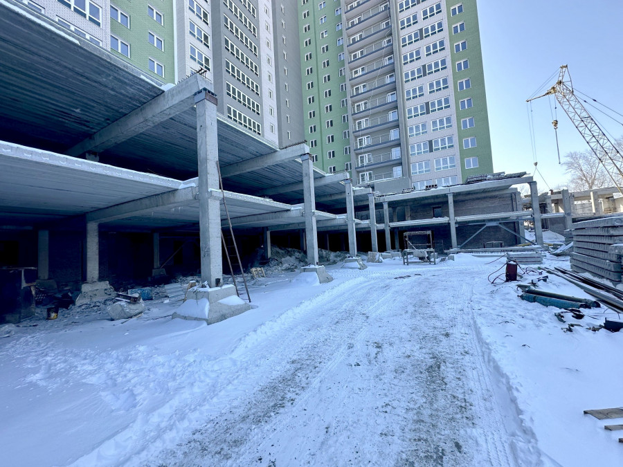 В строительстве подземной парковки использованы сверхпрочные плиты перекрытия «ЖБИ Сибири».