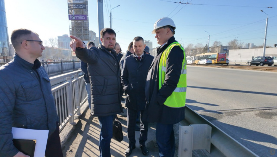 В Барнауле обсудили завершающий этап работ на путепроводе по пр. Ленина