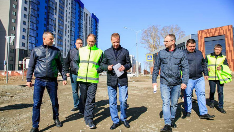 В Барнауле планируют к октябрю 2024 года достроят участок дороги на ул. 65 лет Победы