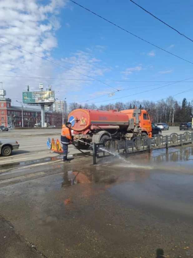 Мойка остановок. 