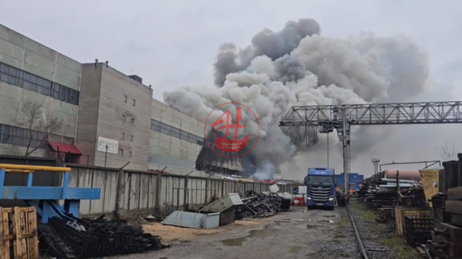 Пожар в Новосибирске