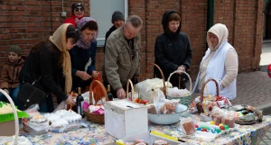 Освящение куличей перед Пасхой - 2024. 