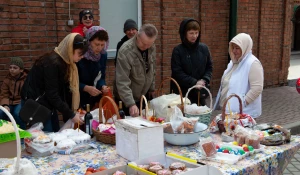 Освящение куличей перед Пасхой - 2024. 