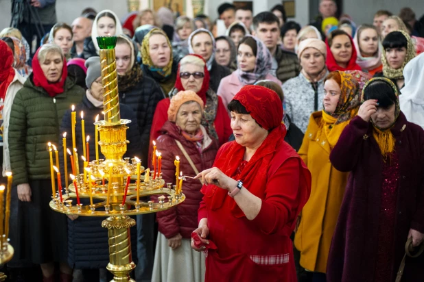 Как прошла Пасха в Барнауле.