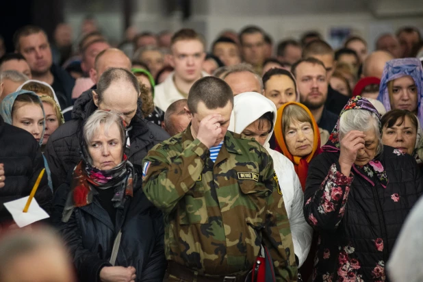 Как прошла Пасха в Барнауле.