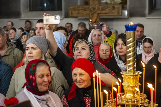 Как прошла Пасха в Барнауле.