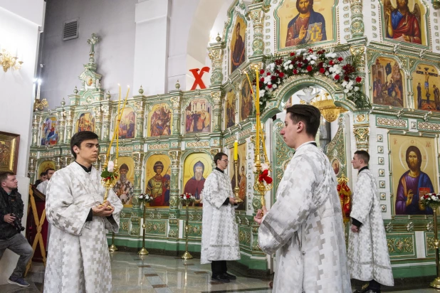 Как прошла Пасха в Барнауле.