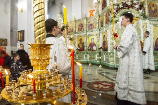 Как прошла Пасха в Барнауле.