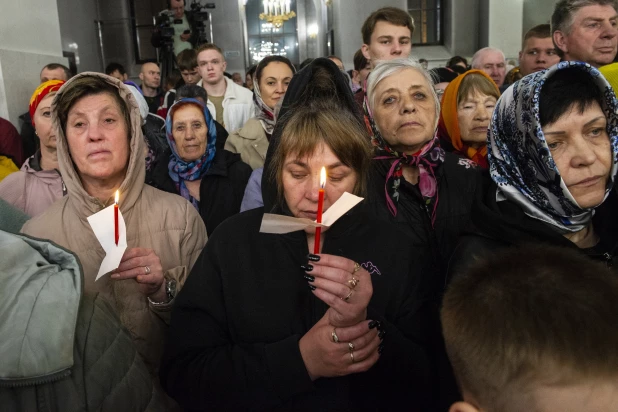 Как прошла Пасха в Барнауле.