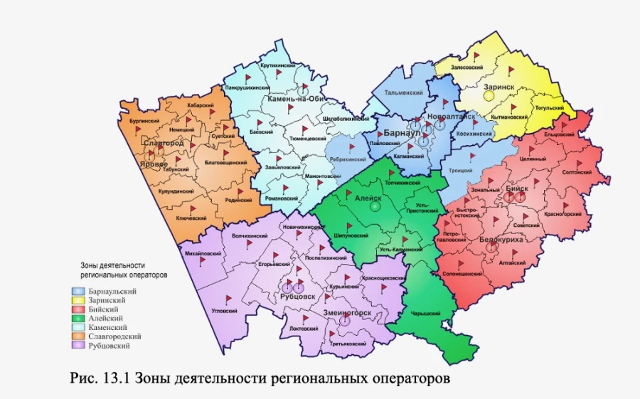 Мусорные зоны в Алтайском крае.