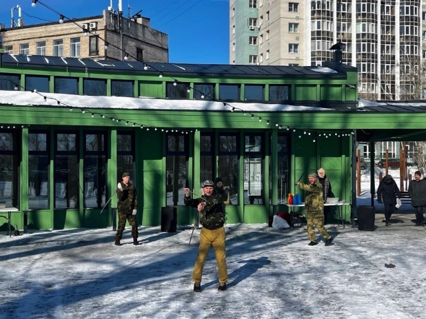  Фланкировка в парке "Изумрудный".