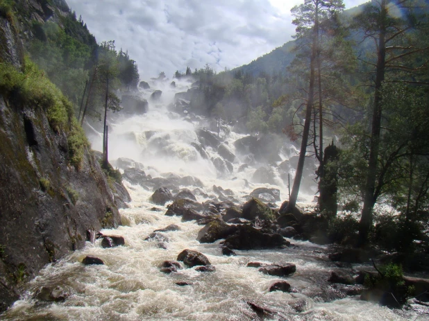 Водопад Учар.