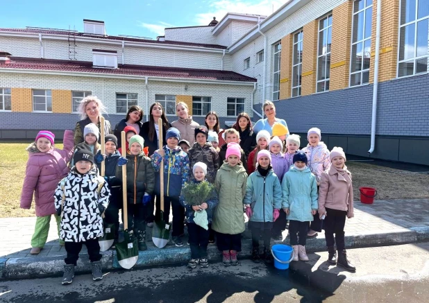 «Алтайэнергосбыт» провел весеннюю акцию «Кедры в добрые руки».