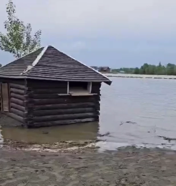 Подтопление в поселке Затон.