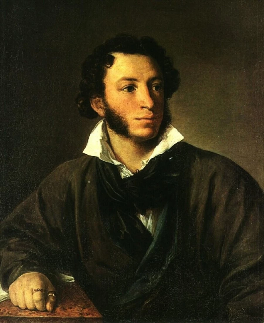 Александр Пушкин, портрет Василия Тропинина.