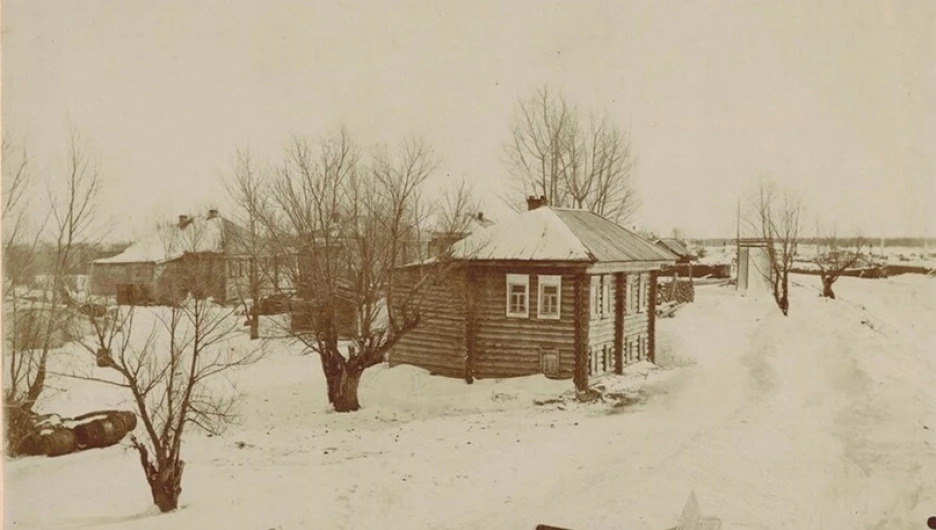 Деревня Зимовка в 1912 году.