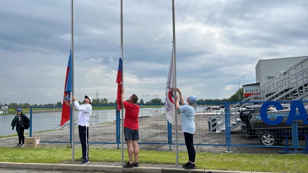 Кубок журналистов на гребном канале. 