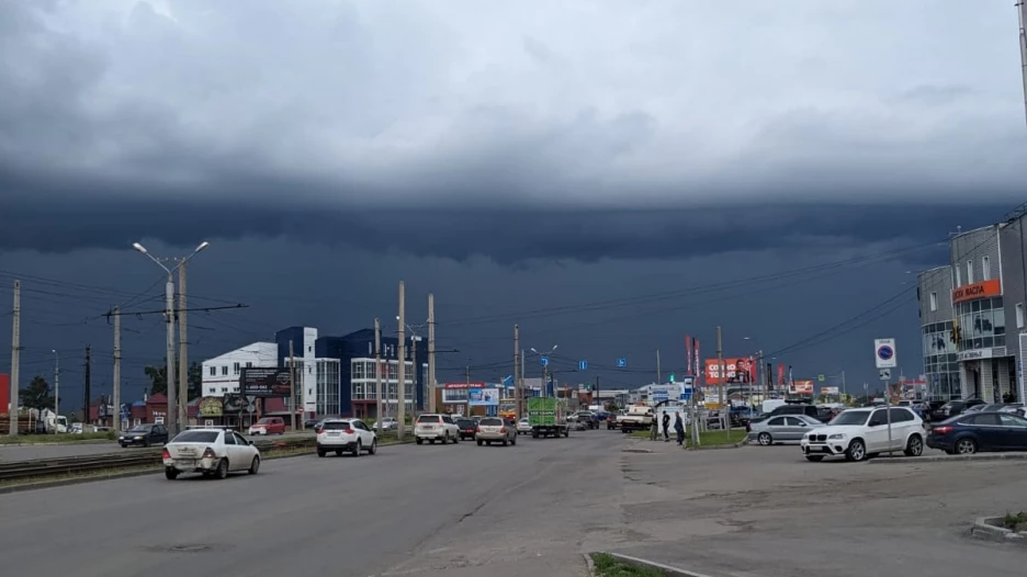 Стихия над Барнаулом.