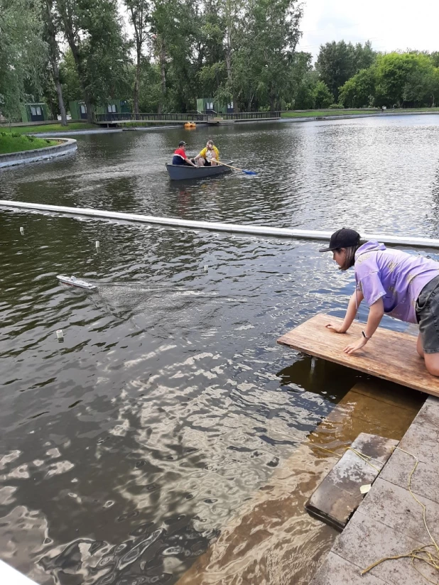 Краевые соревнования по судомодельному спорту.