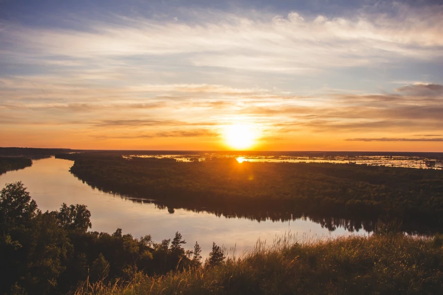 Природа у Научного городка.