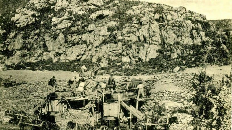 Сибирь, Алтай. Прииск на Май-калгане. № 12.