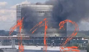 Случился крупный пожар в НИИ. 