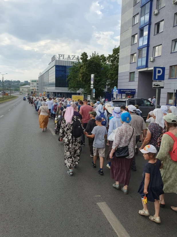 Крестный ход в Барнауле 30 июня.